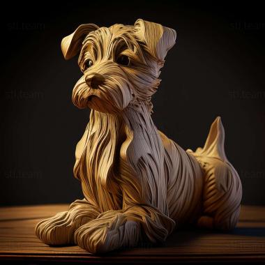 3D модель Собака скай терєр (STL)